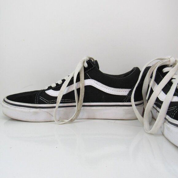 Vans Off The Wall Men's Black Suede Skate Shoe Low Top Sneakers Size 5 - Picture 3 of 8